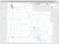 Cedar County, MO Wall Map Zip Code