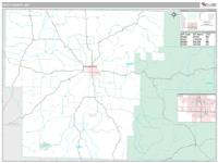 Dent County, MO Wall Map Zip Code