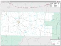 Douglas County, MO Wall Map Zip Code