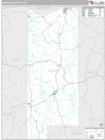 Gasconade County, MO Wall Map Zip Code