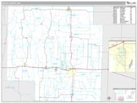 Macon County, MO Wall Map Zip Code