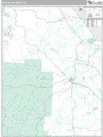Washington County, MO Wall Map Zip Code