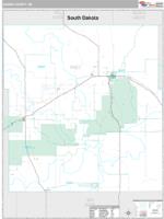 Dawes County, NE Wall Map Zip Code