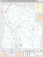 Duplin County, NC Wall Map Zip Code