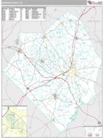 Robeson County, NC Wall Map Zip Code