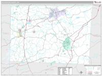 Rockingham County, NC Wall Map Zip Code