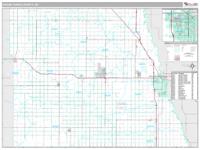 Grand Forks County, ND Wall Map Zip Code