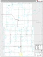 Towner County, ND Wall Map Zip Code