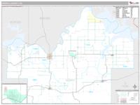 Haskell County, OK Wall Map Zip Code