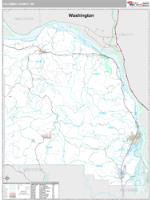 Columbia County, OR Wall Map