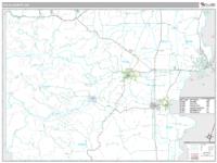 Polk County, OR Wall Map Zip Code