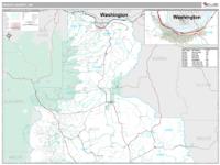 Wasco County, OR Wall Map Zip Code