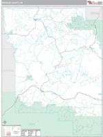 Wheeler County, OR Wall Map Zip Code