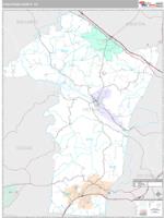 Cheatham County, TN Wall Map Zip Code