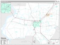 Dyer County, TN Wall Map Zip Code