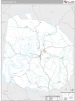 Jackson County, TN Wall Map Zip Code