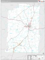 Lawrence County, TN Wall Map Zip Code