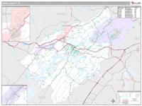 Roane County, TN Wall Map Zip Code