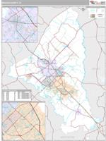 Brazos County, TX Wall Map