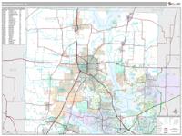 Denton County, TX Wall Map Zip Code