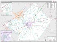 Guadalupe County, TX Wall Map Zip Code