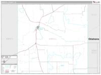 Hemphill County, TX Wall Map Zip Code