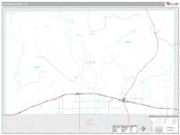 Oldham County, TX Wall Map Zip Code