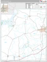 Palo Pinto County, TX Wall Map Zip Code