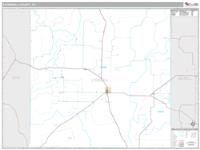 Stonewall County, TX Wall Map Zip Code