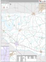 Wood County, TX Wall Map Zip Code