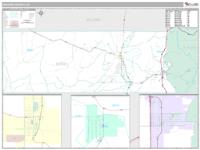 Beaver County, UT Wall Map Zip Code