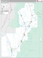 Sanpete County, UT Wall Map Zip Code