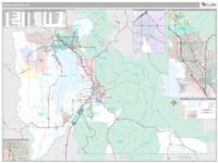 Utah County, UT Wall Map Zip Code