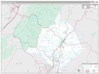 Amherst County, VA Wall Map Zip Code