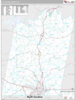 Pittsylvania County, VA Wall Map Zip Code
