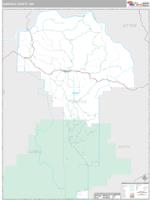 Garfield County, WA Wall Map Zip Code