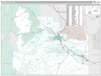 Yakima County, WA Wall Map Zip Code