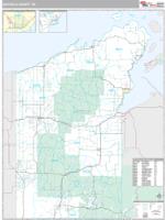 Bayfield County, WI Wall Map Zip Code