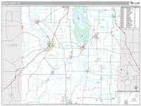 Dodge County, WI Wall Map Zip Code