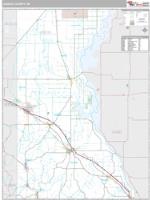 Juneau County, WI Wall Map