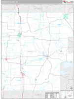 Marquette County, WI Wall Map Zip Code