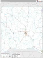 Richland County, WI Wall Map Zip Code