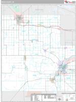 Wood County, WI Wall Map Zip Code