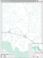 Converse County, WY Wall Map Zip Code