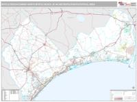 Myrtle Beach-Conway-North Myrtle Beach Metro Area Wall Map