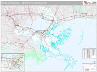 New Orleans-Metairie Metro Area Wall Map