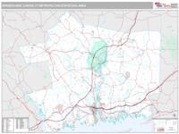 Norwich-New London Metro Area Wall Map