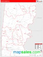 Choctaw County, AL Wall Map Zip Code