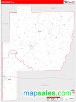 Perry County, AL Wall Map Zip Code