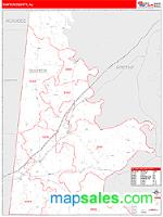 Sumter County, AL Wall Map Zip Code